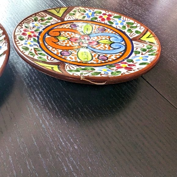 Vintage Spanish Andalusian Style Hand-Painted Ceramic Plate - 5.5 Inches - Picture 5 of 6